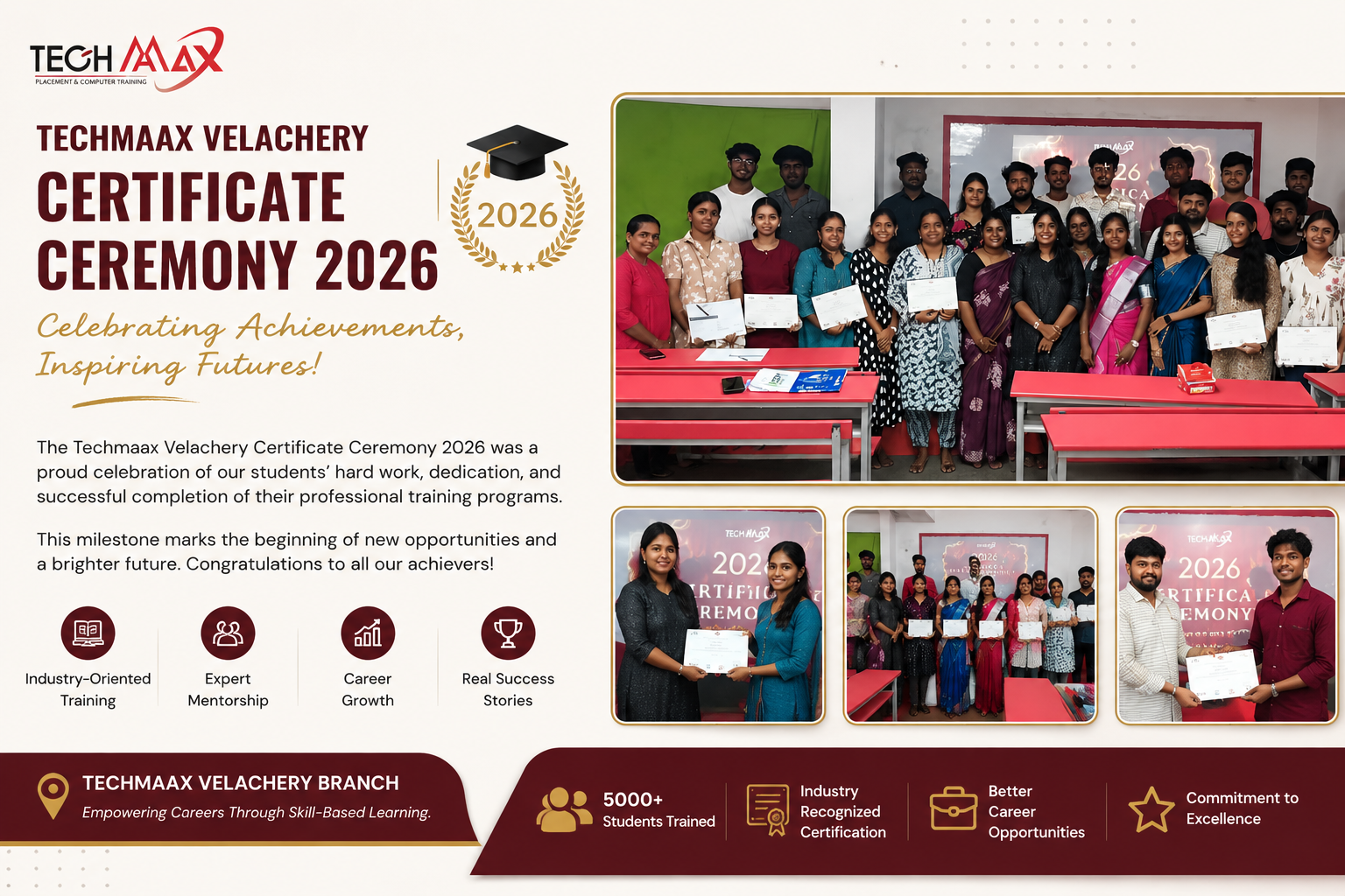Placement Drive in Velachery Branch – May 9 2026